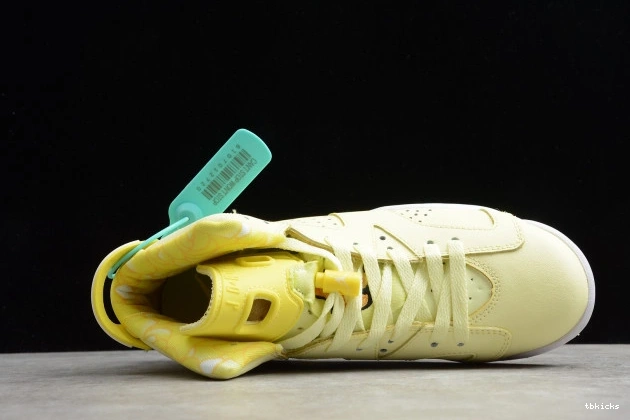 Reps TBK Retro Air Yellow Jordan 6 Floral (GS) 543390-800 Dynamic 0825